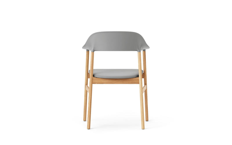 Herit Armchair - Oak - Upholstered Seat - Normann Copenhagen - Chairs - Synergy Grey - HORNE