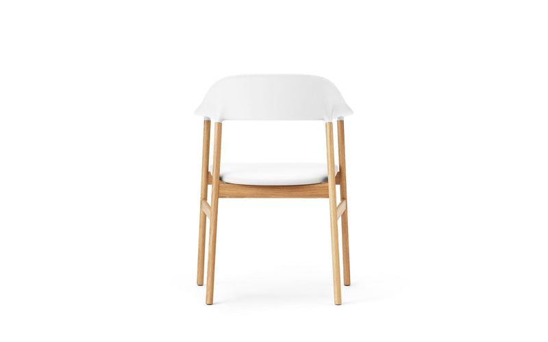 Herit Armchair - Oak - Upholstered Seat - Normann Copenhagen - Chairs - Synergy Grey - HORNE