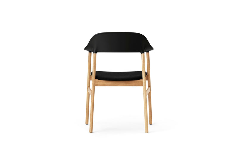 Herit Armchair - Oak - Upholstered Seat - Normann Copenhagen - Chairs - Synergy Grey - HORNE