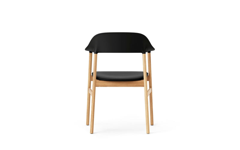 Herit Armchair - Oak - Upholstered Seat - Normann Copenhagen - Chairs - Synergy Grey - HORNE