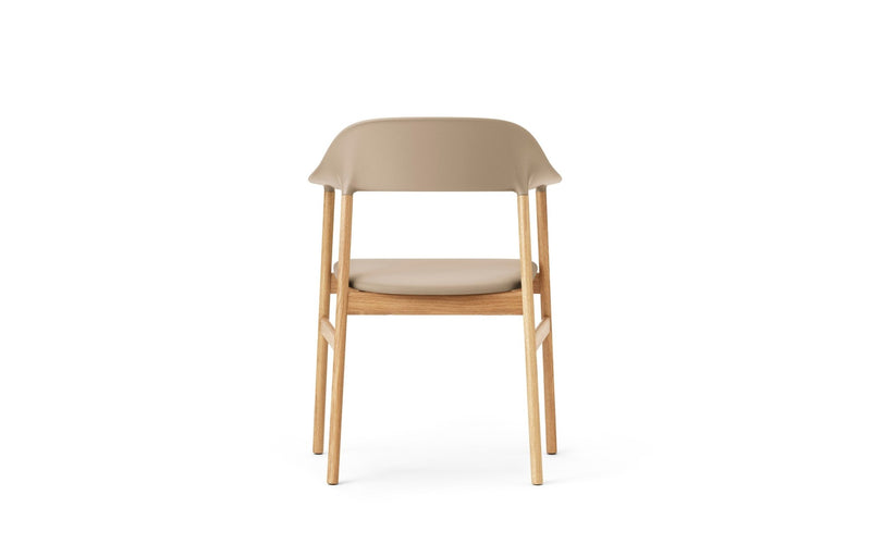 Herit Armchair - Oak - Upholstered Seat - Normann Copenhagen - Chairs - Synergy Grey - HORNE
