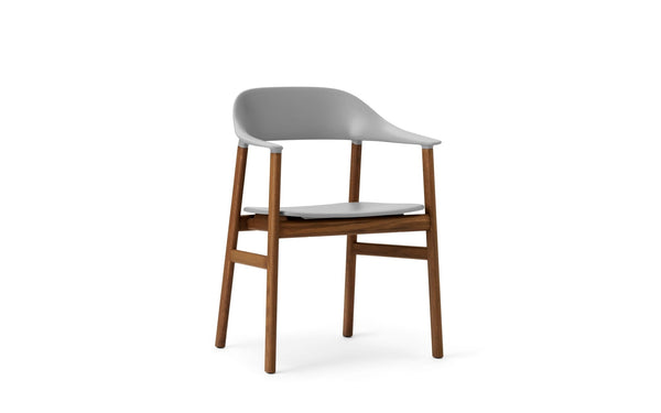 Herit Armchair - Smoked Oak - Normann Copenhagen - Chairs - Grey - HORNE