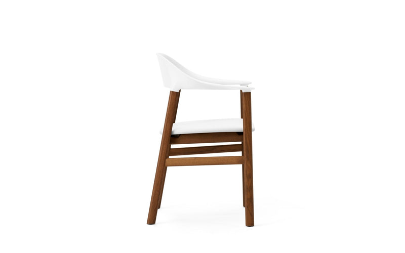 Herit Armchair - Smoked Oak - Upholstered Seat - Normann Copenhagen - Chairs - Synergy Grey - HORNE