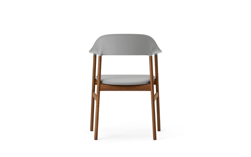 Herit Armchair - Smoked Oak - Upholstered Seat - Normann Copenhagen - Chairs - Synergy Grey - HORNE