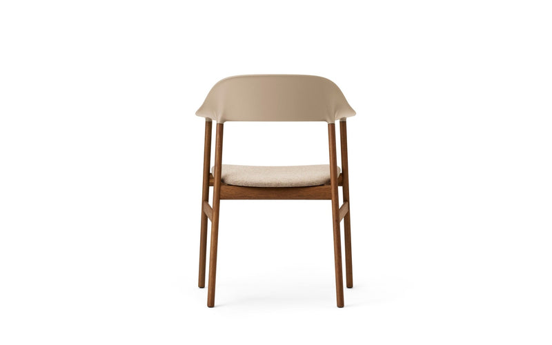 Herit Armchair - Smoked Oak - Upholstered Seat - Normann Copenhagen - Chairs - Synergy Grey - HORNE