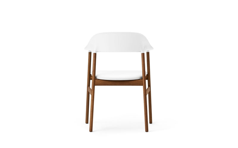 Herit Armchair - Smoked Oak - Upholstered Seat - Normann Copenhagen - Chairs - Synergy Grey - HORNE