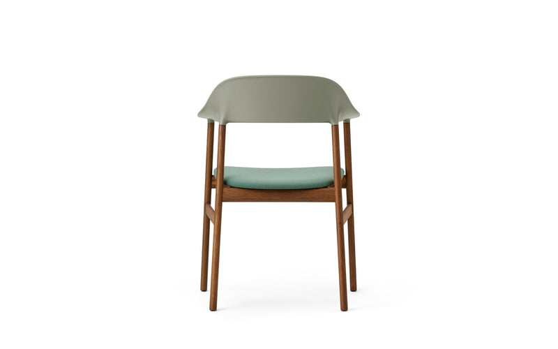 Herit Armchair - Smoked Oak - Upholstered Seat - Normann Copenhagen - Chairs - Synergy Grey - HORNE