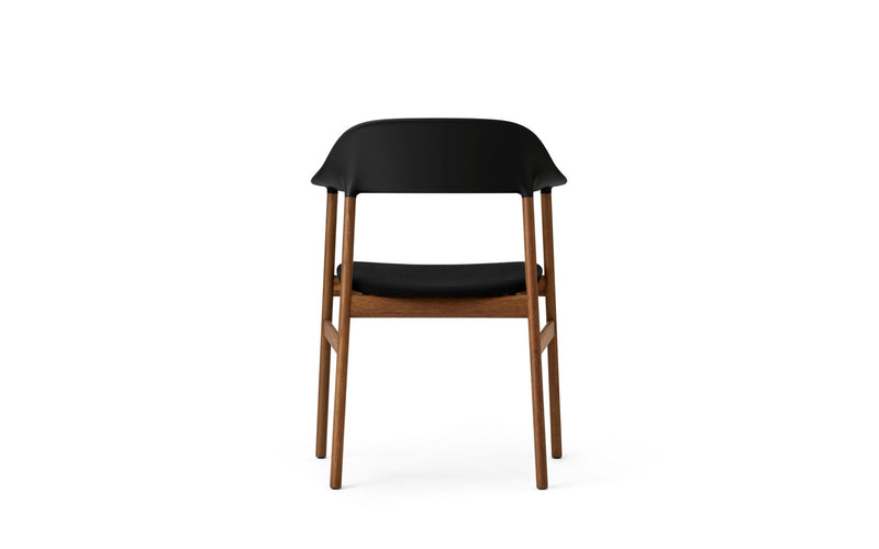 Herit Armchair - Smoked Oak - Upholstered Seat - Normann Copenhagen - Chairs - Synergy Grey - HORNE