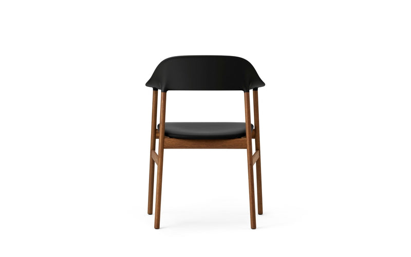Herit Armchair - Smoked Oak - Upholstered Seat - Normann Copenhagen - Chairs - Synergy Grey - HORNE