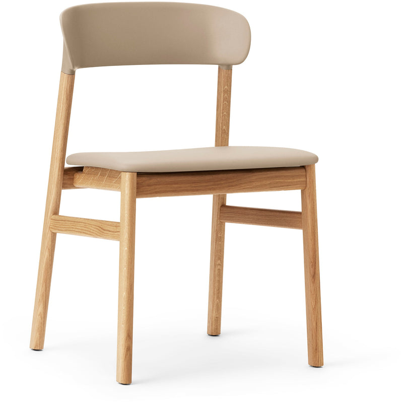 Herit Chair - Oak Upholstered - Normann Copenhagen - Chairs - Synergy Grey - HORNE