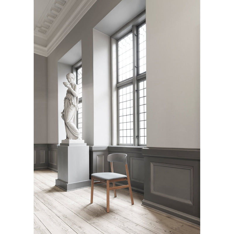 Herit Chair - Oak Upholstered - Normann Copenhagen - Chairs - Synergy Grey - HORNE