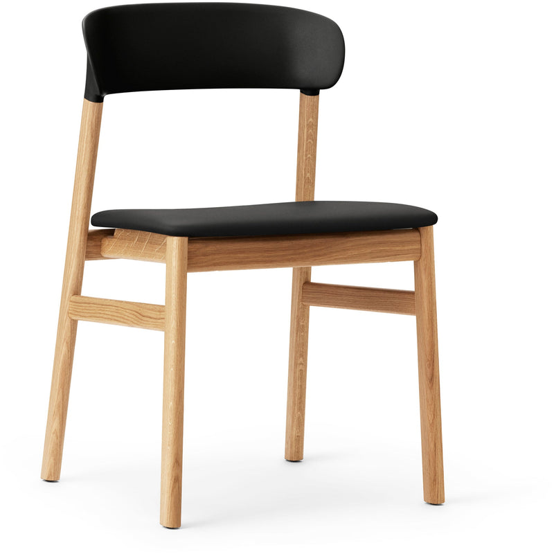 Herit Chair - Oak Upholstered - Normann Copenhagen - Chairs - Synergy Grey - HORNE