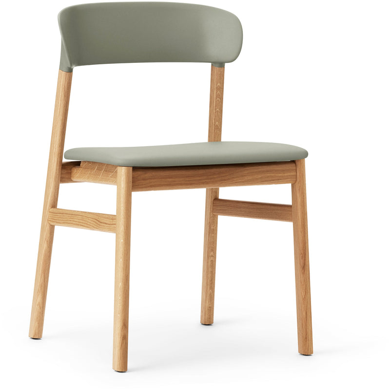 Herit Chair - Oak Upholstered - Normann Copenhagen - Chairs - Synergy Grey - HORNE