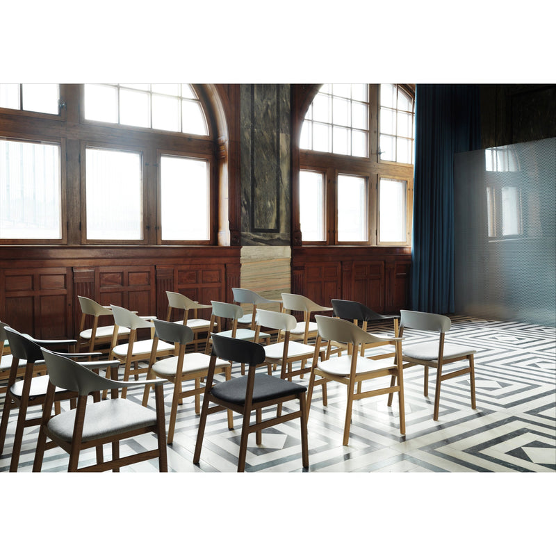 Herit Chair - Smoked Oak - Normann Copenhagen - Chairs - White - HORNE