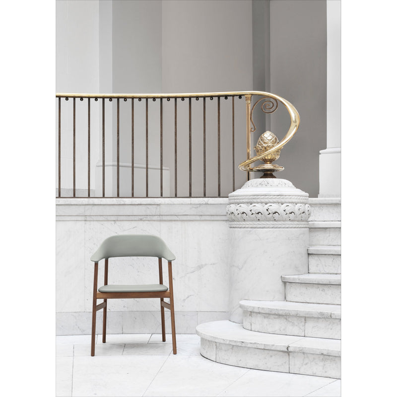 Herit Chair - Smoked Oak Upholstered - Normann Copenhagen - Chairs - Synergy Grey - HORNE