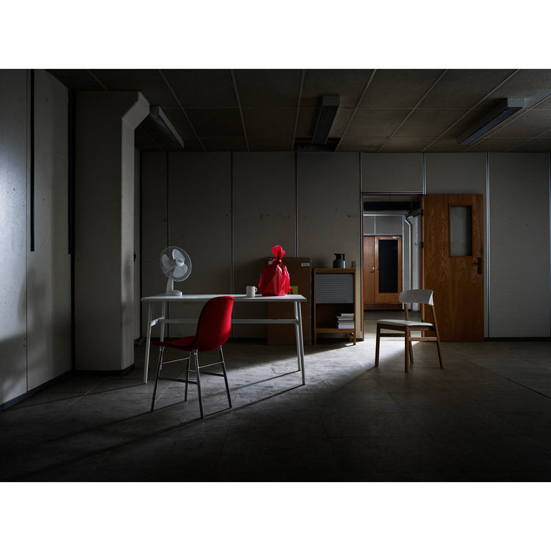 Herit Chair - Smoked Oak Upholstered - Normann Copenhagen - Chairs - Synergy Grey - HORNE