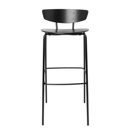 Herman Bar Chair High - Ferm Living - Chairs - Black - HORNE