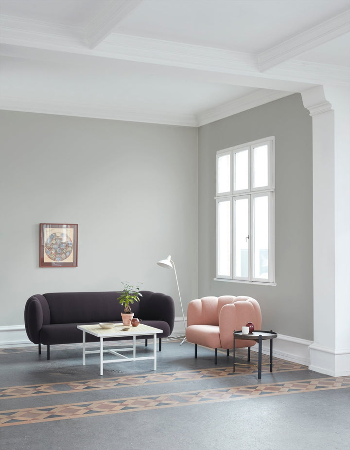 Herringbone Coffee Table - Warm Nordic - Tables - Pure White - HORNE