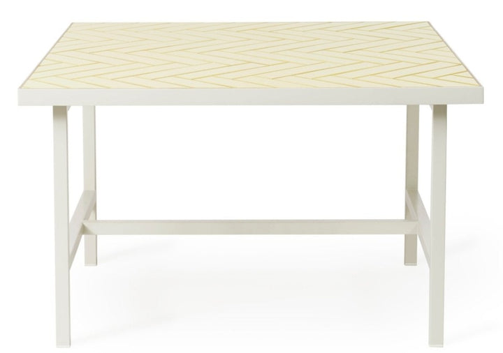 Herringbone Coffee Table - Warm Nordic - Tables - Butter Yellow - HORNE