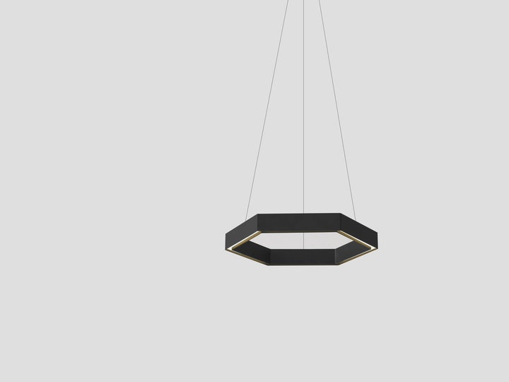 Hex Pendant 500 - Resident - Pendants - Black - HORNE