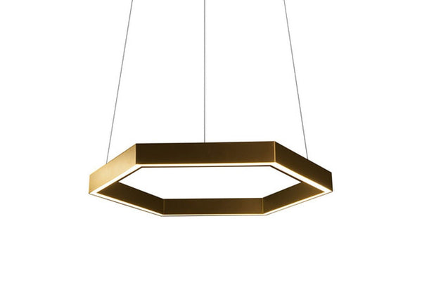 Hex Pendant 750 - Resident - Pendants - Brass - HORNE