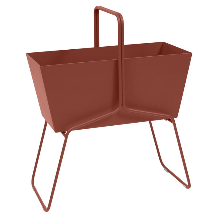 High Basket Planter - Fermob - Outdoor Furniture - Red Ochre - HORNE