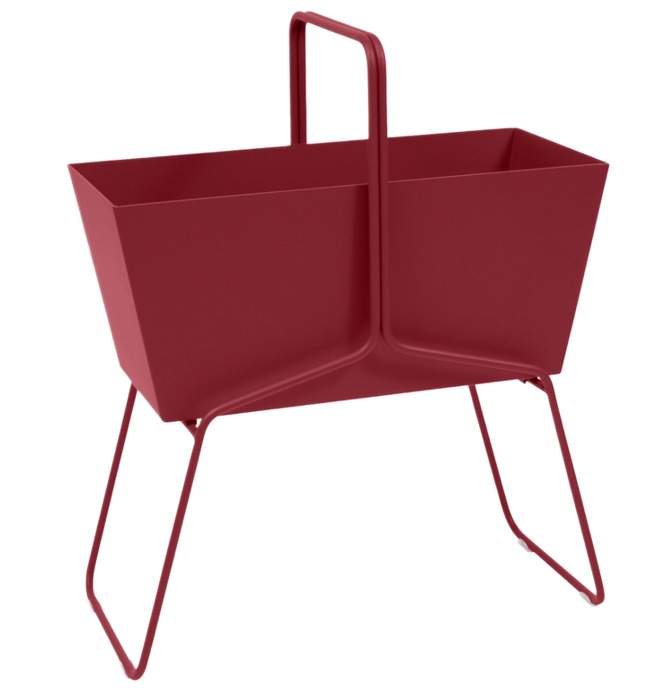 High Basket Planter - Fermob - Outdoor Furniture - Chili Red - HORNE