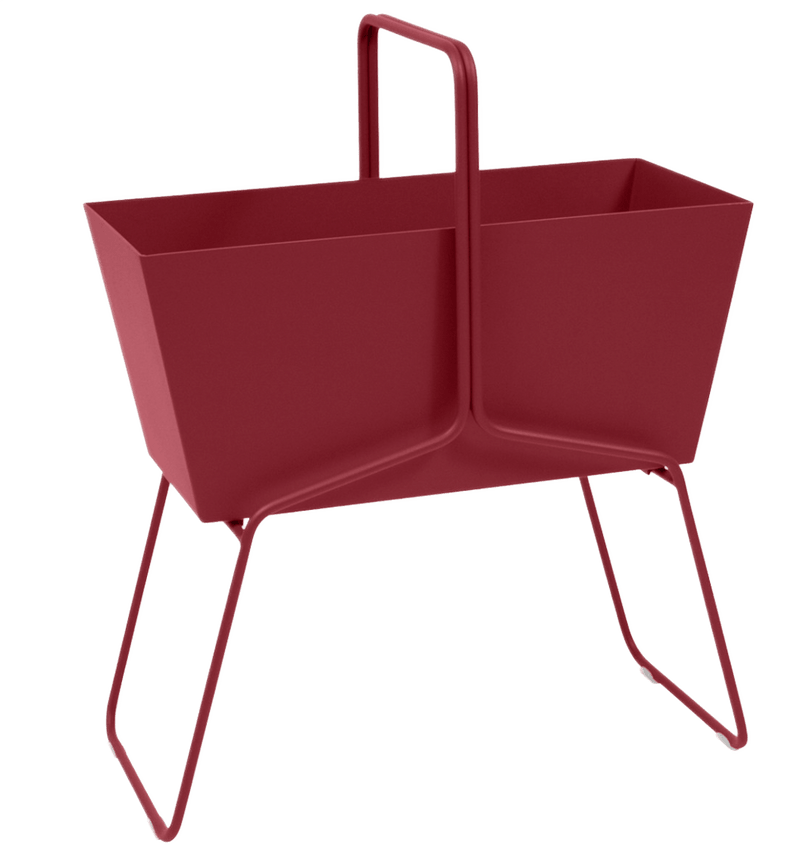 High Basket Planter - Fermob - Outdoor Furniture - Acapulco Blue - HORNE