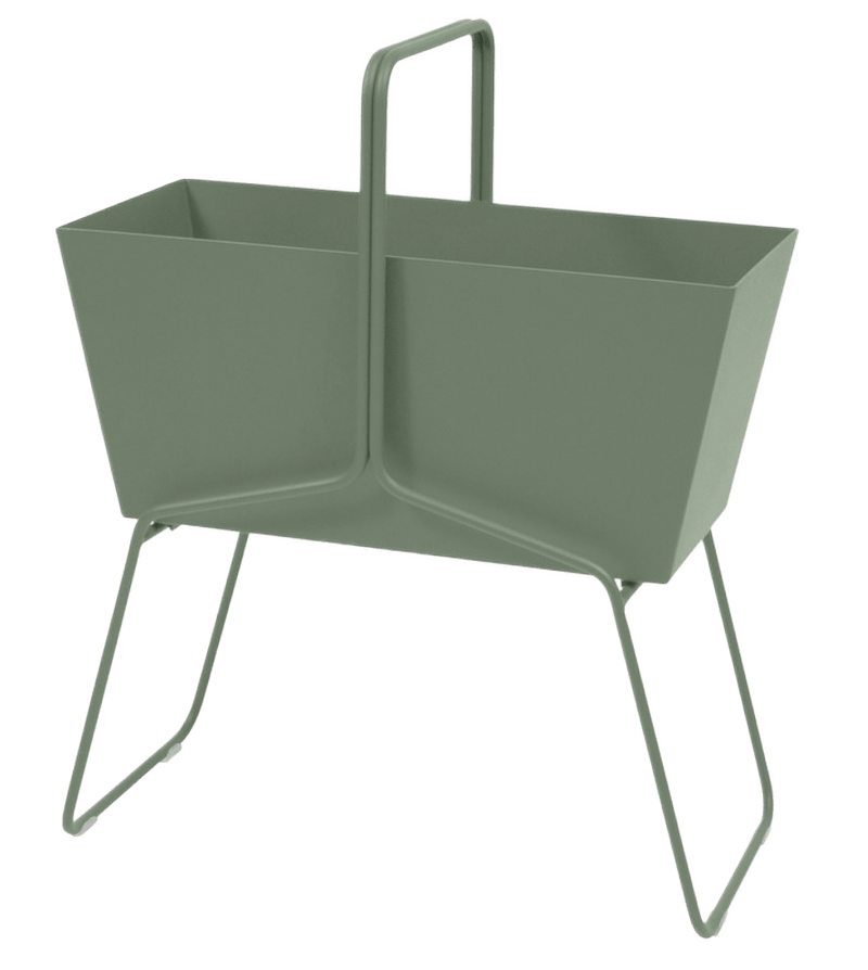 High Basket Planter - Fermob - Outdoor Furniture - Acapulco Blue - HORNE