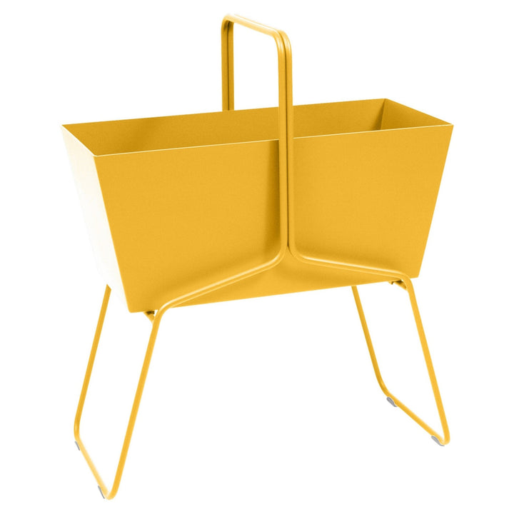 High Basket Planter - Fermob - Outdoor Furniture - Honey Textured - HORNE