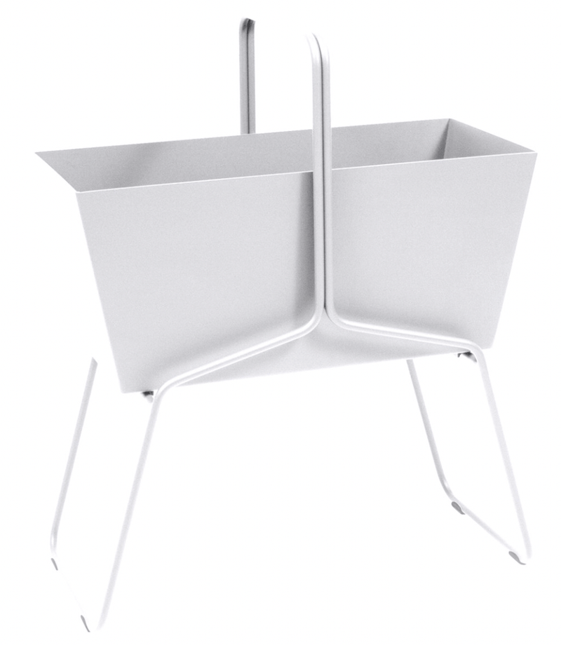 High Basket Planter - Fermob - Outdoor Furniture - Acapulco Blue - HORNE