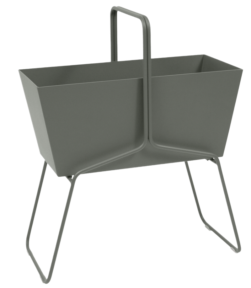 High Basket Planter - Fermob - Outdoor Furniture - Acapulco Blue - HORNE