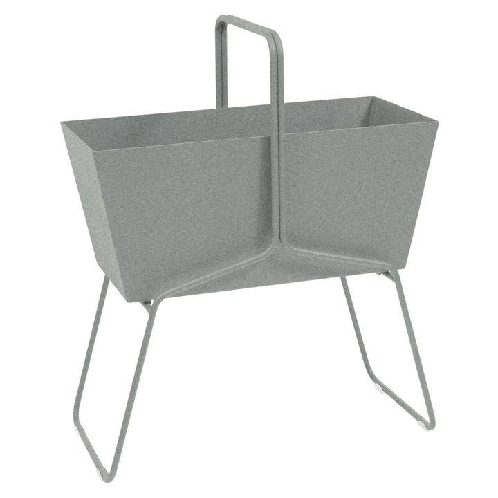 High Basket Planter - Fermob - Outdoor Furniture - Lapilli Grey - HORNE