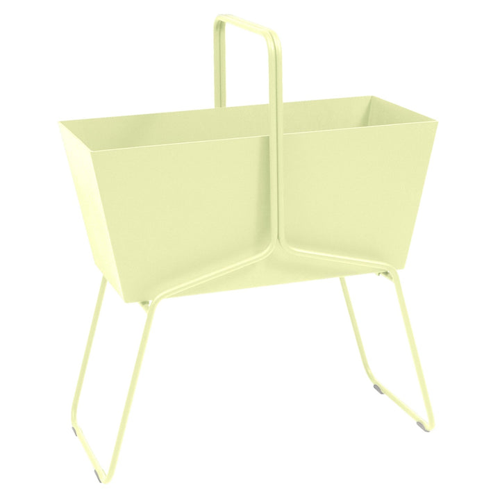 High Basket Planter - Fermob - Outdoor Furniture - Frosted Lemon - HORNE