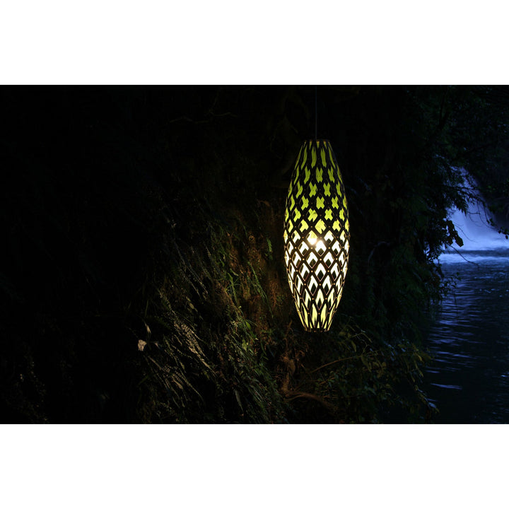 Hīnaki Pendant - Natural With Colors