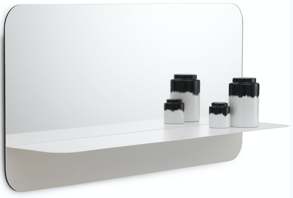 Horizon Mirror - Horizontal - Normann Copenhagen - Mirrors - White - HORNE