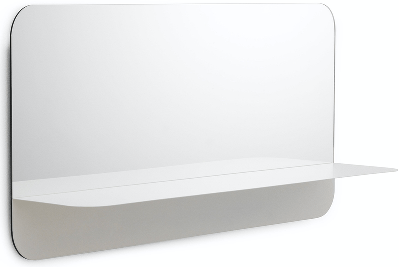 Horizon Mirror - Horizontal - Normann Copenhagen - Mirrors - White - HORNE
