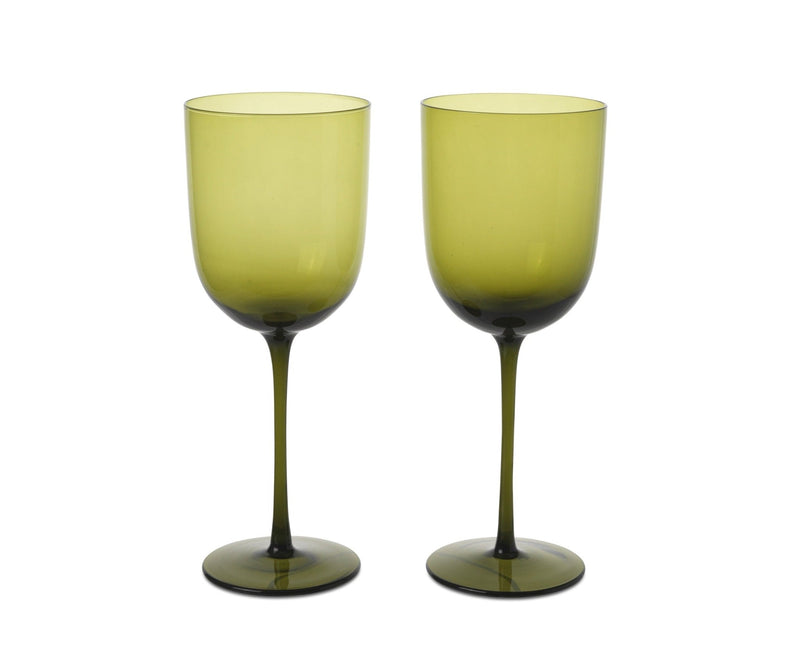 Host Red Wine Glasses - Set of 2 - Ferm Living - Glassware - Blush - HORNE