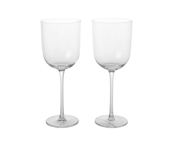 Host Red Wine Glasses - Set of 2 - Ferm Living - Glassware - Clear - HORNE