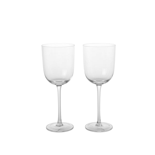 Host White Wine Glasses - Set of 2 - Ferm Living - Glassware - Clear - HORNE