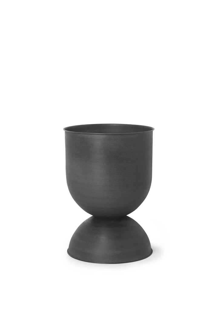 Hourglass Pot - Ferm Living - Office Accessories - Black / Dark Grey - Medium - HORNE