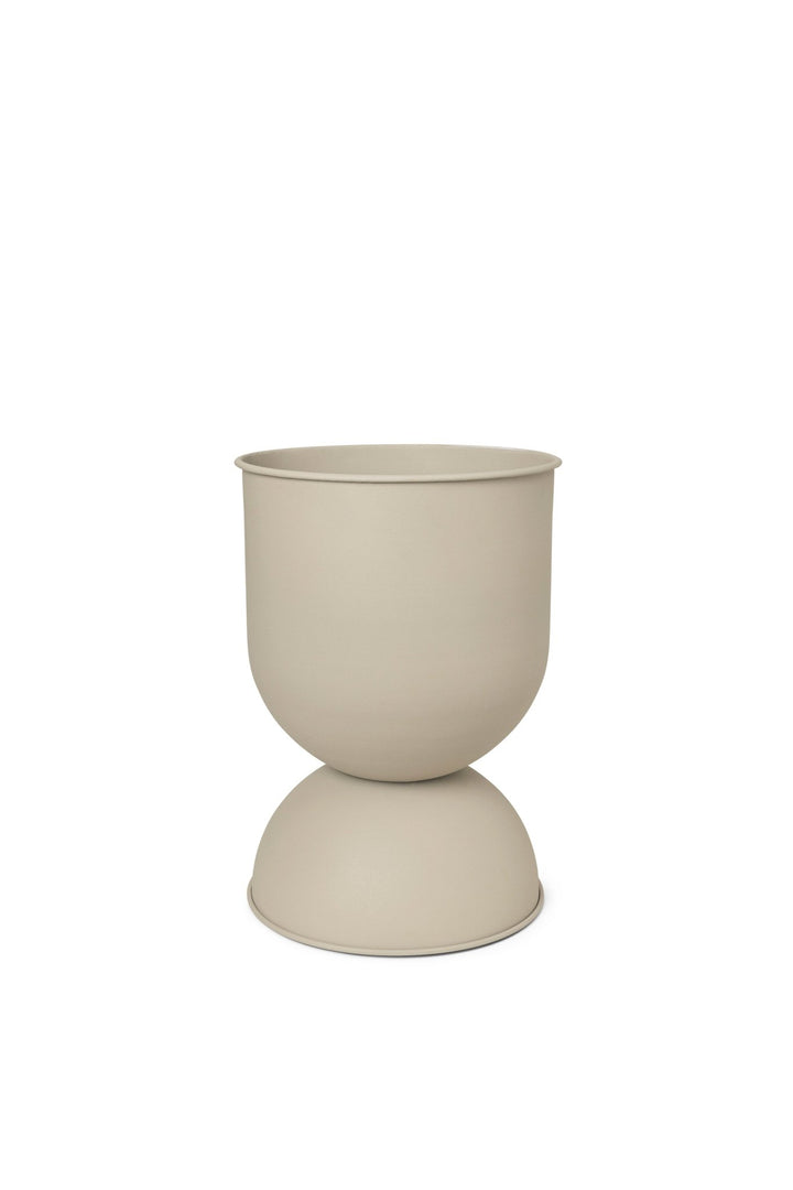 Hourglass Pot - Ferm Living - Office Accessories - Cashmere - Medium - HORNE
