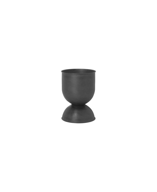 Hourglass Pot - Ferm Living - Office Accessories - Black / Dark Grey - Small - HORNE