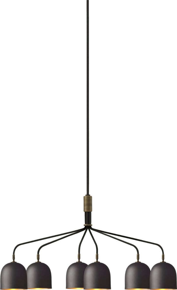 Howard Chandelier - Gubi - Chandeliers - Gunmetal - HORNE