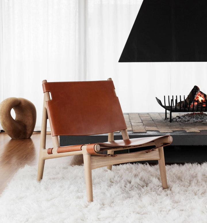 Hunter Lounge Chair - Eikund - Chairs - Natural - White Oiled Oak - HORNE