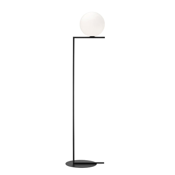 IC Dimmable Floor Lamp - Flos - Floor Lamps - F2 - 73" H - Black - HORNE