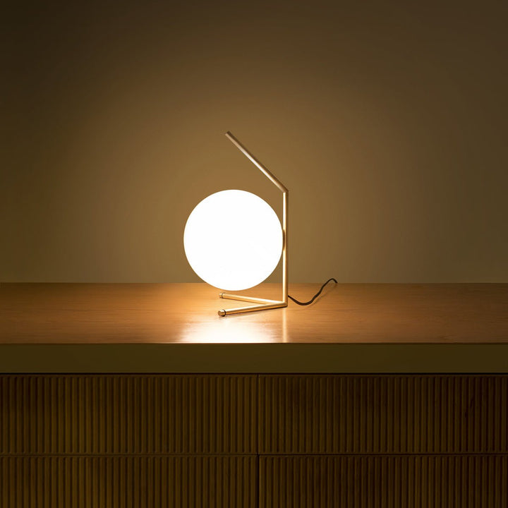 IC Dimmable Table Lamp - Flos - Table + Task - T2 - Red Burgundy - HORNE