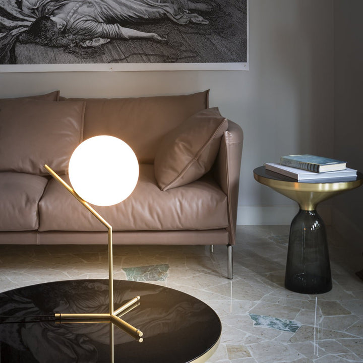 IC Dimmable Table Lamp - Flos - Table + Task - T2 - Red Burgundy - HORNE