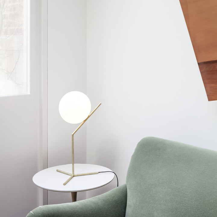 IC Dimmable Table Lamp - Flos - Table + Task - T2 - Red Burgundy - HORNE