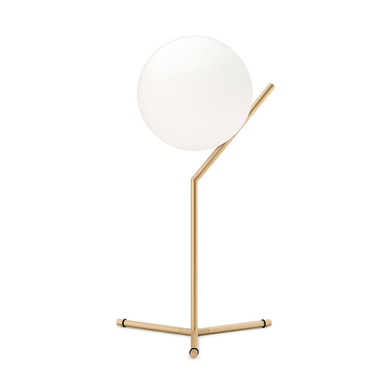 IC Dimmable Table Lamp - Flos - Table + Task - T1 High - Brass - HORNE